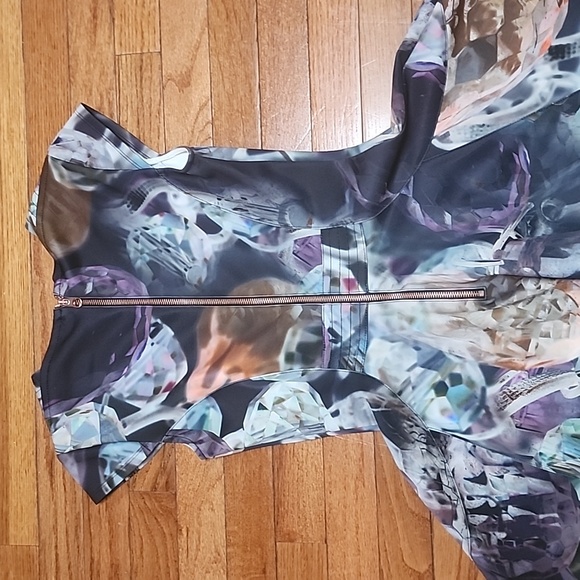 COPY - Ted Baker Graphic Print Dress Size 1 - Picture 6 of 6